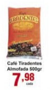Rossi Supermercado Cafe Tiradentes Almofada 500g oferta