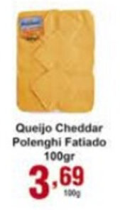 Rossi Supermercado Queijo Cheddar Polenghi Fatiado 100g oferta