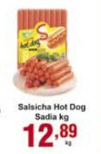 Rossi Supermercado Salsicha Hot Dog Sadia 1kg oferta