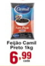 Rossi Supermercado Feijao Camil Preto 1kg oferta