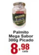 Palmito Mega Sabor 300g Picado
