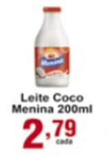 Rossi Supermercado Leite Coco Menina 200ml oferta