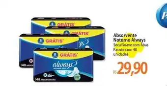 Atacadão Always - absorvente noturno oferta