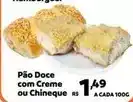 Max Atacadista Pão doce com creme ou chineque oferta