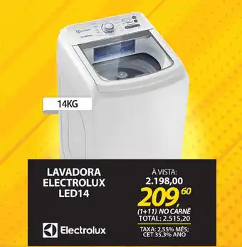 Lojas Cem Lavadora electrolux led14 oferta