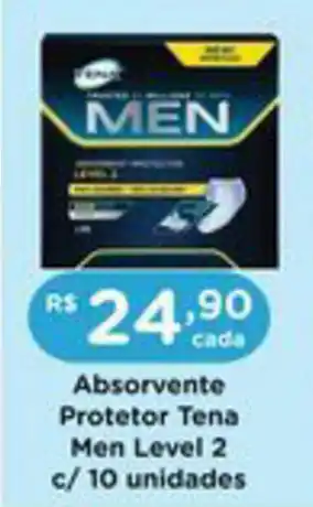 Absorvente Protetor Tena Men Level 2 c/10 unidades