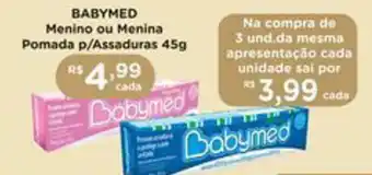 Babymed Menino ou Menina Pomada p/ Assaduras 45g