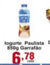 Rossi Supermercado Iogurte Paulista 850g Garrafao oferta