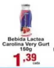 Bebida lactea Carolina Very Gurt 150g
