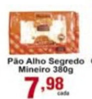 Rossi Supermercado Pao Alho Segredo Mineiro 380g oferta