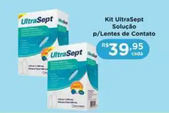 Kit UltraSept Solucao p/Lentes de Contato