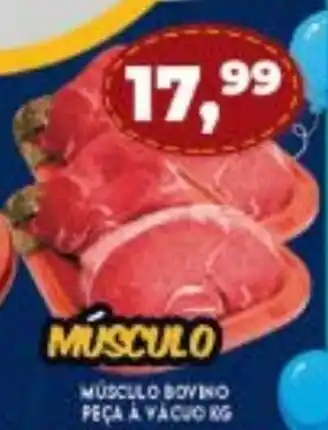Musculo Bovino peca a vacua 1kg