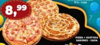 Supermercados Cristal Pizza + Gostosa Sabores - cada oferta