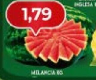 Supermercados Cristal Melancia 1kg oferta