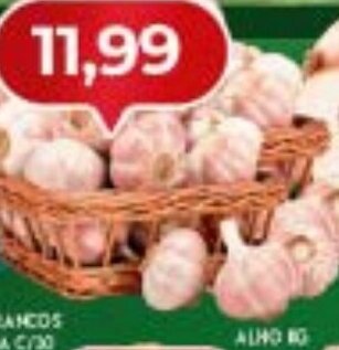 Supermercados Cristal Alho 1kg oferta