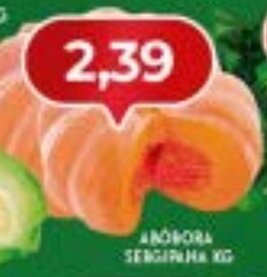 Supermercados Cristal Abobora Sergipana 1kg oferta