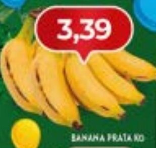 Supermercados Cristal Banana Prata 1kg oferta