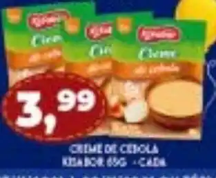 Supermercados Cristal Creme de Cebola Kisabor 65g - cada oferta