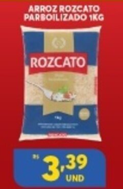 Atacadão Centro Sul Arroz Rozcato Parboilizado 1kg oferta