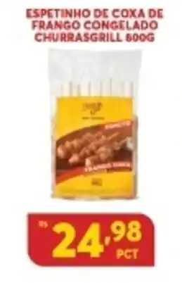 Atacadão Centro Sul Espetinho de coxa de frango congelado Churrasgrill 800g oferta
