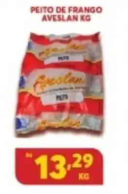 Atacadão Centro Sul Peito de frango Aveslan 1kg oferta