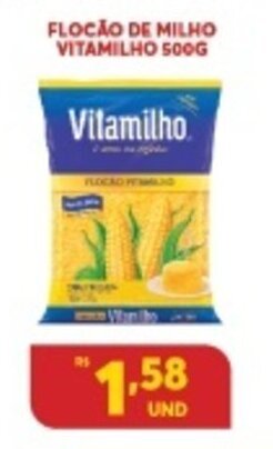 Atacadão Centro Sul Flocao de Milho Vitamilho 500g oferta
