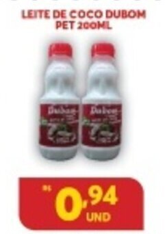 Atacadão Centro Sul Leite de Coco Dubom Pet 200ml oferta