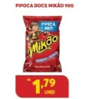 Pipoca doce Mikao 90g