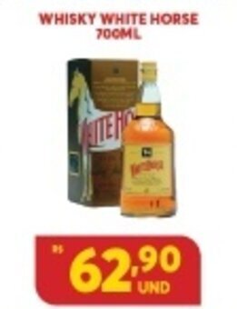 Atacadão Centro Sul Whisky White Horse 700ml oferta