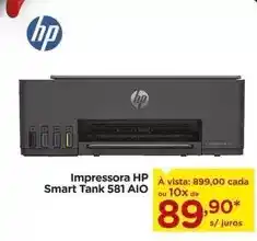 Carrefour Hp - impressora smart tank 581 aio oferta