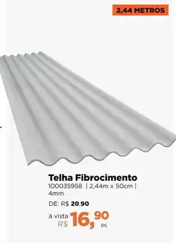 Telha Fibrocimento