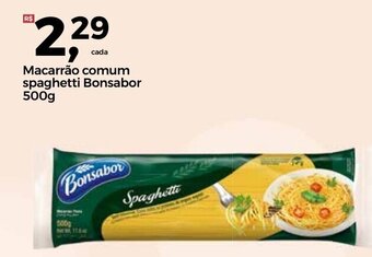 Macarrao comum spaghetti Bonsabor 500g