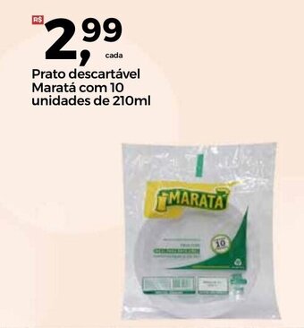 Frangolândia Prato Descartavel Marata com 10 unidades de 210ml oferta