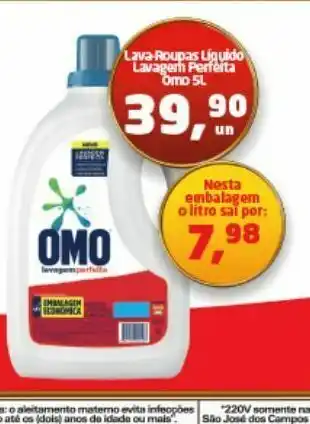 Tenda Atacado Detergente líquido omo oferta