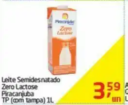 Tenda Atacado Leite semi desnatado piracanjuba oferta