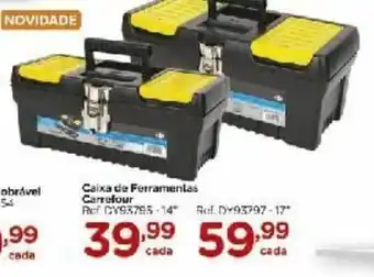 Carrefour Caixa de Ferramentas Carrefour 14" oferta
