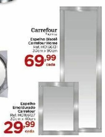 Carrefour Espelho Emoldurado Carrefour oferta
