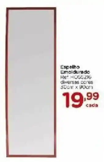 Carrefour Espelho Emoldurado 30cm x 90cm oferta