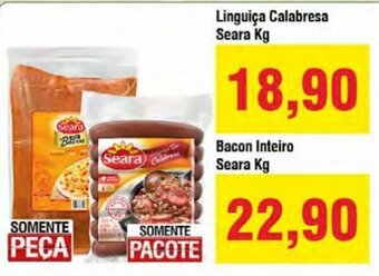 Spani Atacadista Linguica Calabresa Seara 1kg oferta