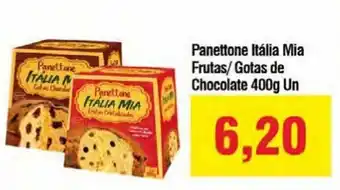 Spani Atacadista Panettone Italia Mia Frutas/ Gotas de Chocolate 400g un oferta