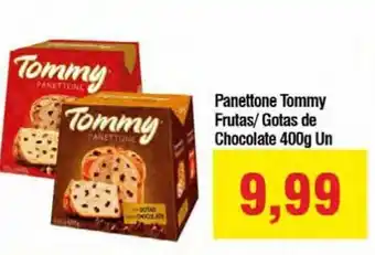 Spani Atacadista Panettone Tommy Frutas ou Gotas de Chocolate 400g oferta