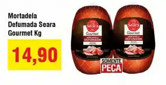 Spani Atacadista Mortadela Defumada Seara Gourmet 1kg oferta