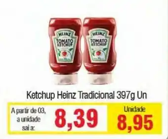 Spani Atacadista Ketchup Heinz Tradicional 397g un. oferta