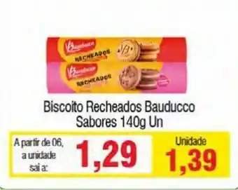 Biscoito Recheado Bauducco Sabores 140g un