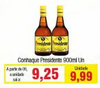 Spani Atacadista Conhaque Presidente 900ml un oferta
