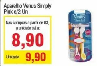 Aparelho Venus Simply Pink c/2 un