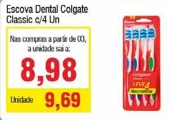 Spani Atacadista Escova Dental Colgate Classic c/4 un oferta