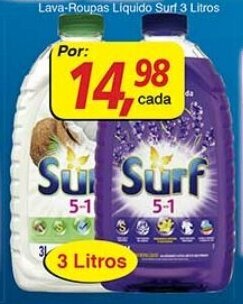 Lava-roupas liquido Surf 3L