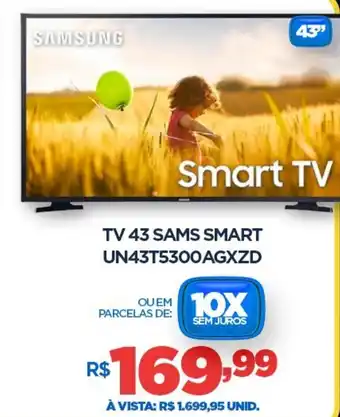 DB Supermercados Tv 43 sams smart UN43T5300AGXZD oferta