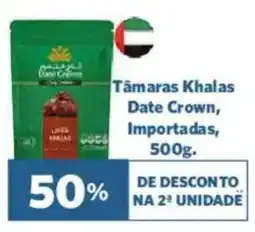 Tâmaras Khalas Date Crown, Importadas,